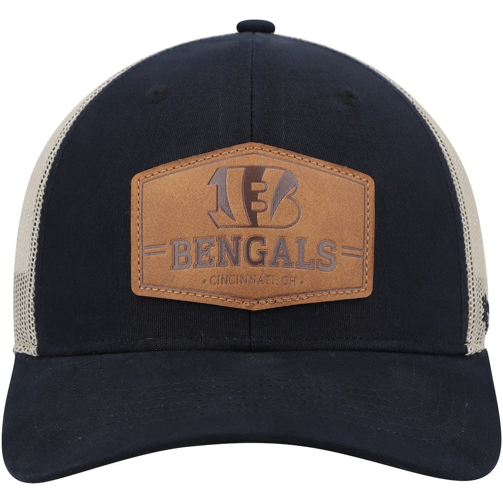 Cincinnati Bengals '47 Rawhide Trucker Adjustable Hat - Dark Navy/Natural - 47 brand