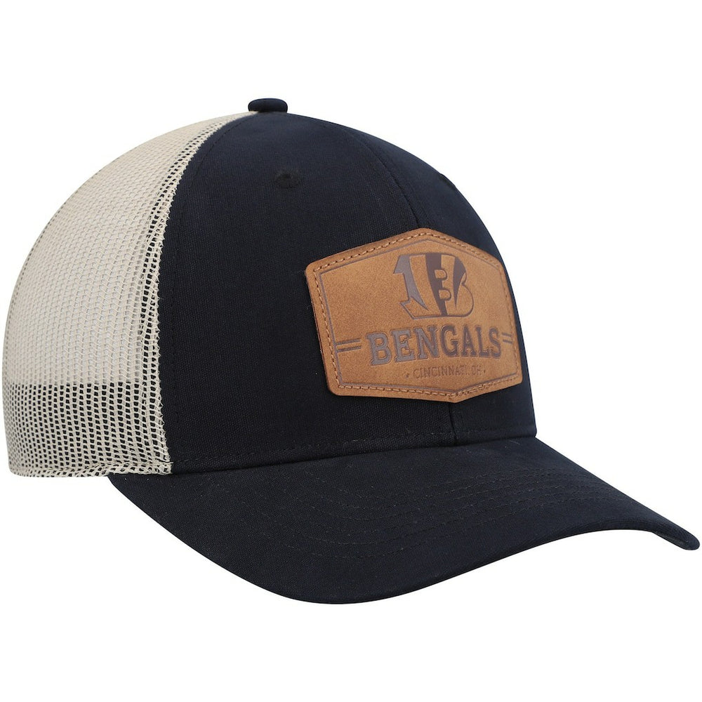 Cincinnati Bengals '47 Rawhide Trucker Adjustable Hat - Dark Navy/Natural - 47 brand