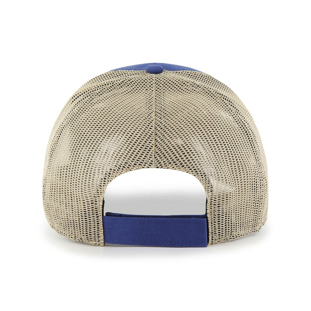 New York Giants '47 Rawhide Trucker Adjustable Hat - Royal/Natural - 47 brand