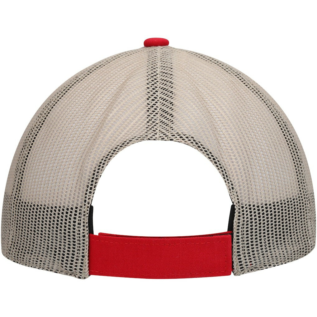 San Francisco 49ers '47 Rawhide Trucker Adjustable Hat - Scarlet/Natural - 47 brand