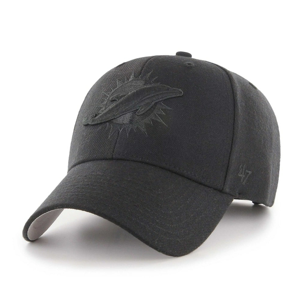Miami Dolphins '47 Tonal MVP Adjustable Hat - Black - 47 brand