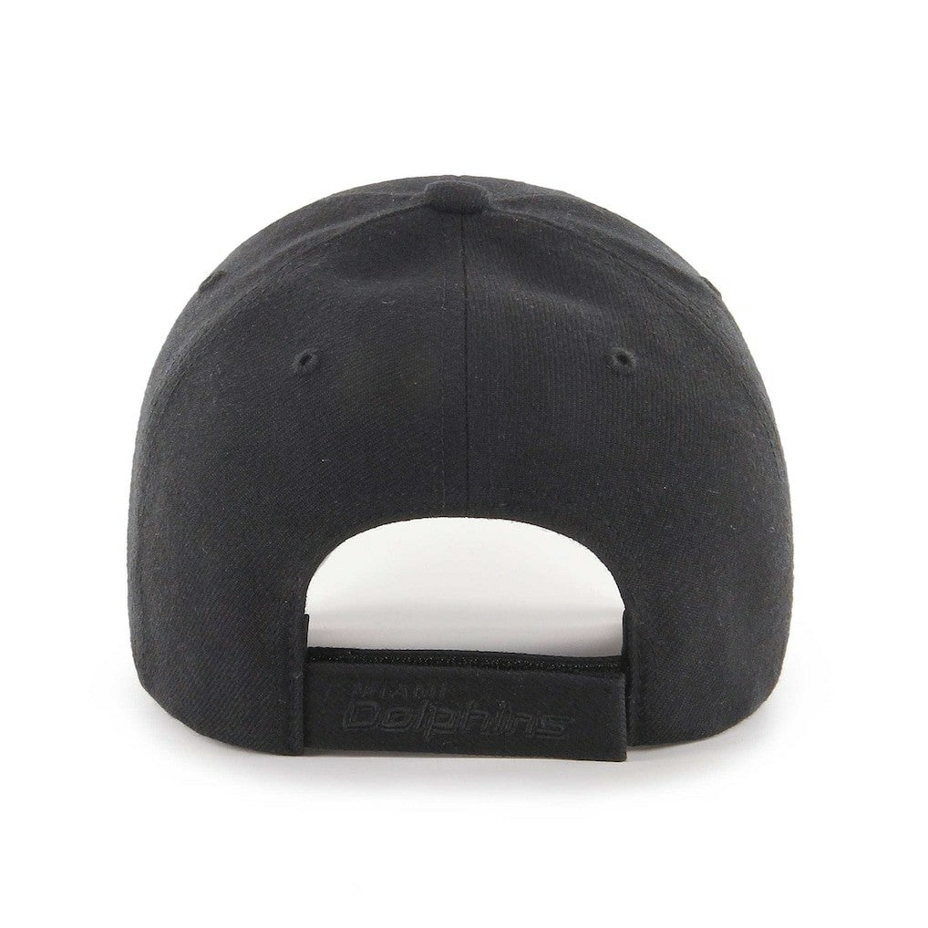 Miami Dolphins '47 Tonal MVP Adjustable Hat - Black - 47 brand