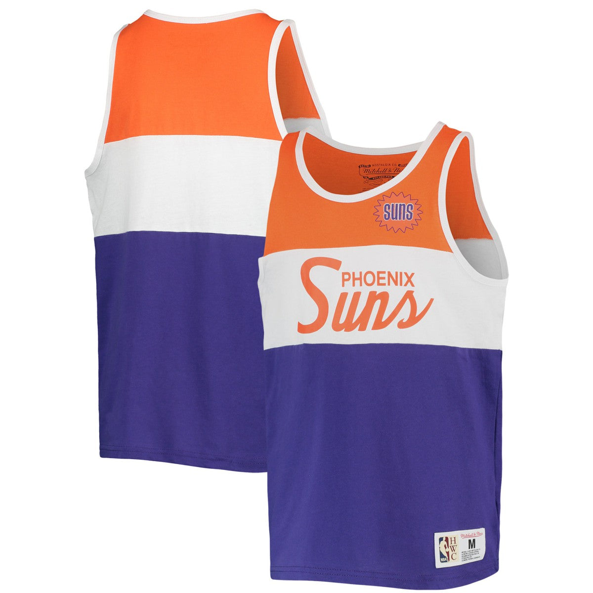 Mitchell & Ness Phoenix Suns Youth Hardwood Classics Special Script Tank Top Purple/Orange