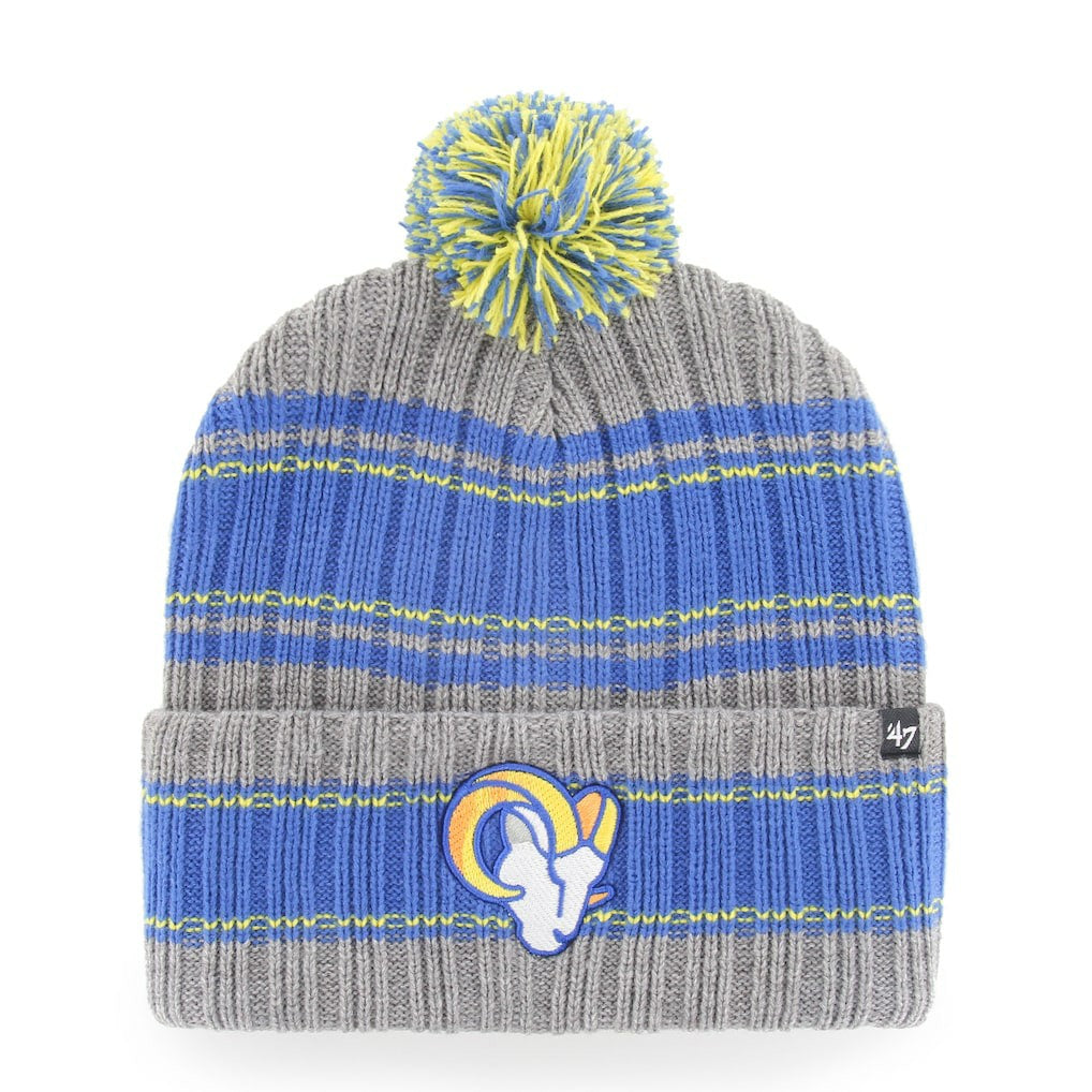Los Angeles Rams '47 Rexford Cuffed Knit Hat with Pom - Graphite - 47 brand