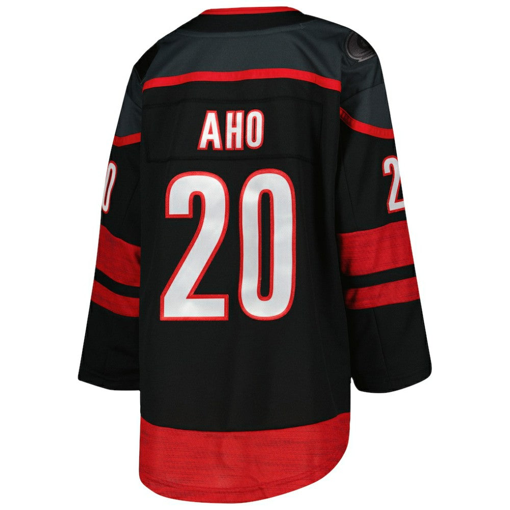 Sebastian Aho Carolina Hurricanes Youth Home Premier Player Jersey - Black | NHL near me