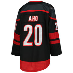 Sebastian Aho Carolina Hurricanes Youth Home Premier Player Jersey - Black | NHL near me