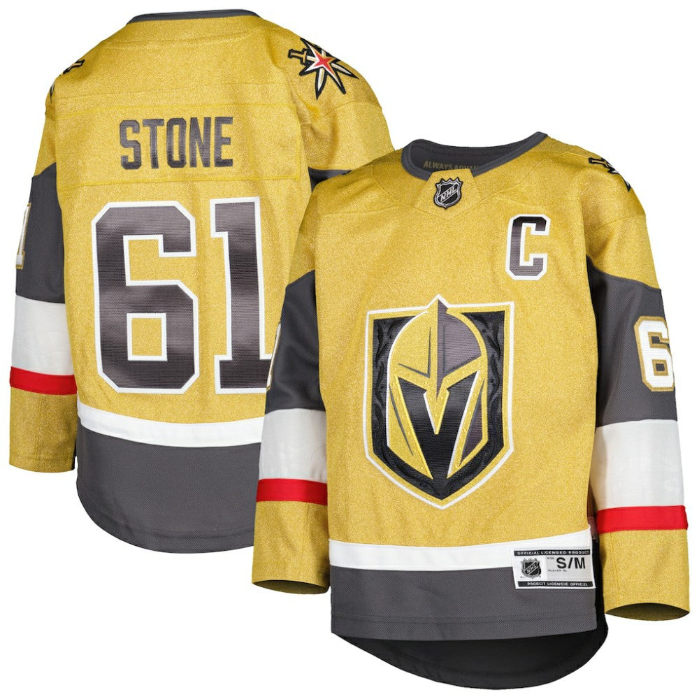 Mark Stone Vegas Golden Knights Youth Home Captain Patch Premier Player Jersey - Gold | NHL discount