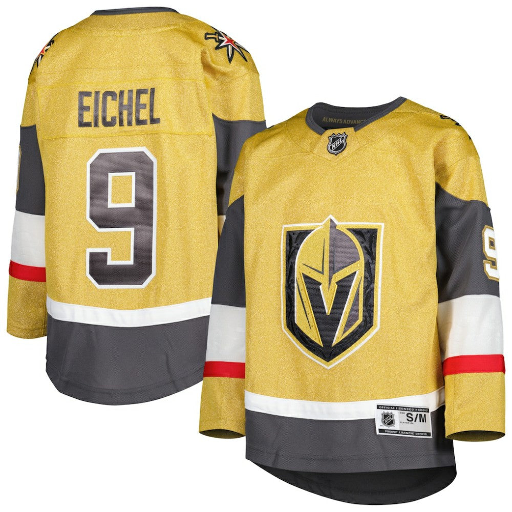 Jack Eichel Vegas Golden Knights Youth Home Premier Player Jersey - Gold | NHL near me