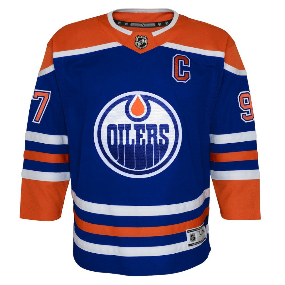 Connor McDavid Edmonton Oilers Youth Home Premier Player Jersey - Royal | NHL on sale