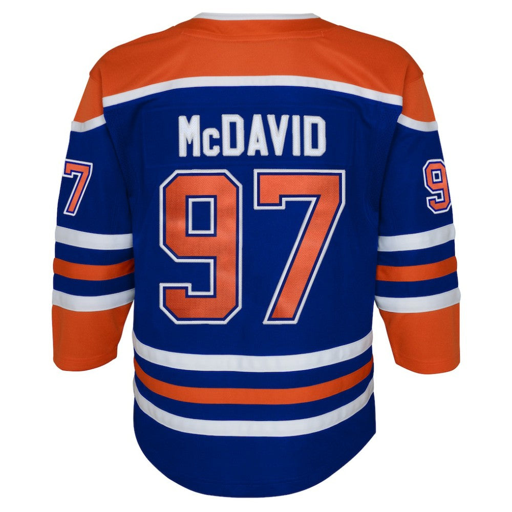 Connor McDavid Edmonton Oilers Youth Home Premier Player Jersey - Royal | NHL on sale