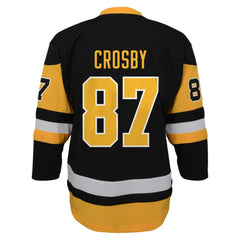Sidney Crosby Pittsburgh Penguins Youth Captain Patch Home Replica Player Jersey - Black | NHL sale