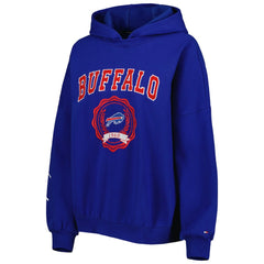 Buffalo Bills Tommy Hilfiger Women's Becca Drop Shoulder Pullover Hoodie - Royal - NFL