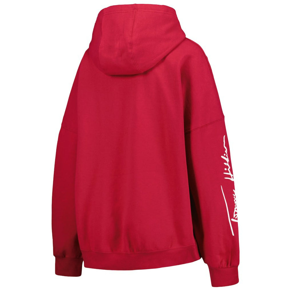 Arizona Cardinals Tommy Hilfiger Women's Becca Drop Shoulder Pullover Hoodie - Cardinal - NFL
