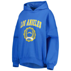 Los Angeles Chargers Tommy Hilfiger Women's Becca Drop Shoulder Pullover Hoodie - Powder Blue - NFL