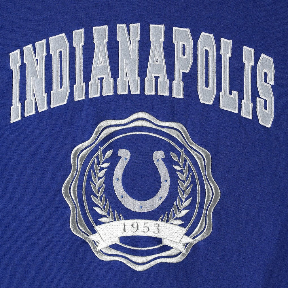 Indianapolis Colts Tommy Hilfiger Women's Becca Drop Shoulder Pullover Hoodie - Royal - NFL