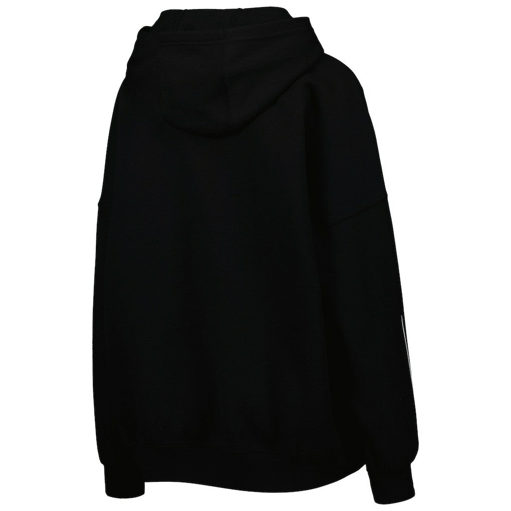 New Orleans Saints Tommy Hilfiger Women's Becca Drop Shoulder Pullover Hoodie - Black - NFL