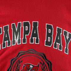 Tampa Bay Buccaneers Tommy Hilfiger Women's Becca Drop Shoulder Pullover Hoodie - Red - NFL