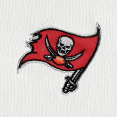 Tampa Bay Buccaneers DKNY Sport Women's Bobbi Color Blocked Pullover Hoodie - White/Red - NFL