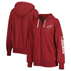 Arizona Cardinals MSX by Michael Strahan Women's Emerson Lightweight Full-Zip Hoodie - Cardinal - NFL