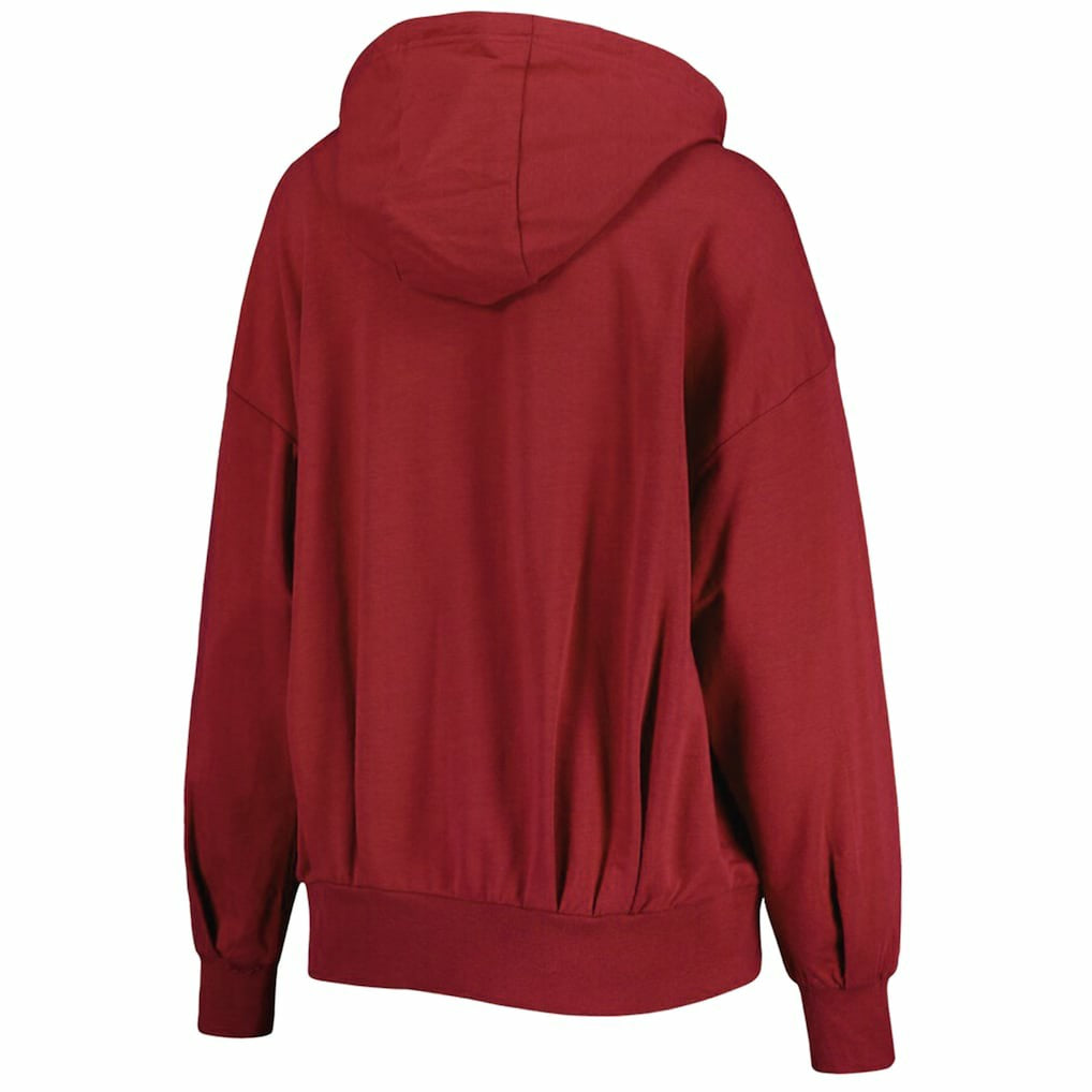 Arizona Cardinals MSX by Michael Strahan Women's Emerson Lightweight Full-Zip Hoodie - Cardinal - NFL