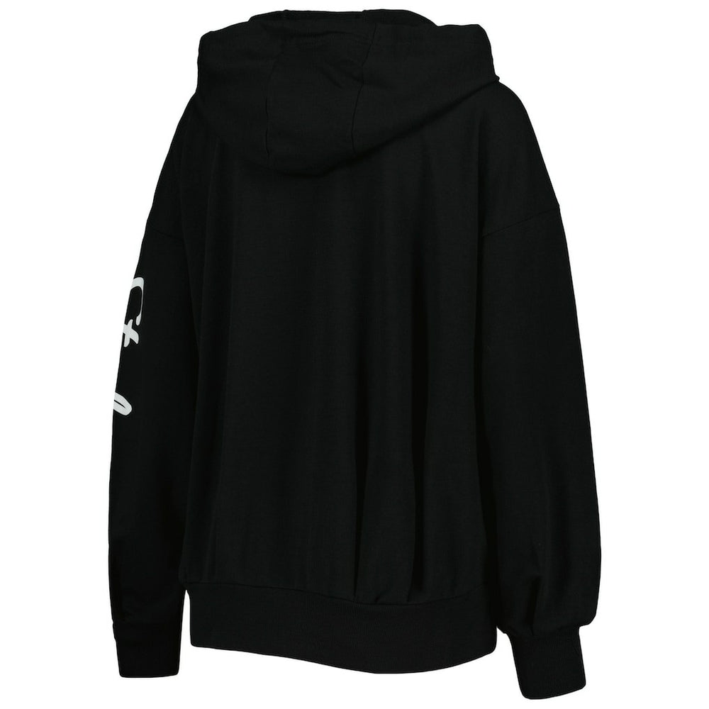 Pittsburgh Steelers MSX by Michael Strahan Women's Emerson Lightweight Full-Zip Hoodie - Black - NFL