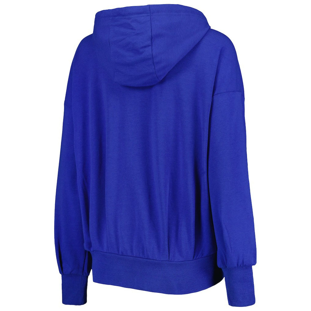 Los Angeles Rams MSX by Michael Strahan Women's Emerson Lightweight Full-Zip Hoodie - Royal - NFL