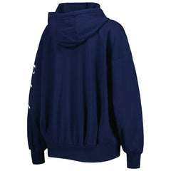 Seattle Seahawks MSX by Michael Strahan Women's Emerson Lightweight Full-Zip Hoodie - College Navy - NFL