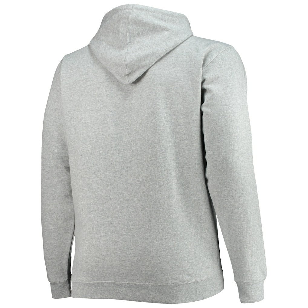 Atlanta Hawks Big & Tall Heart & Soul Pullover Hoodie Heathered Gray