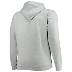 Atlanta Hawks Big & Tall Heart & Soul Pullover Hoodie Heathered Gray