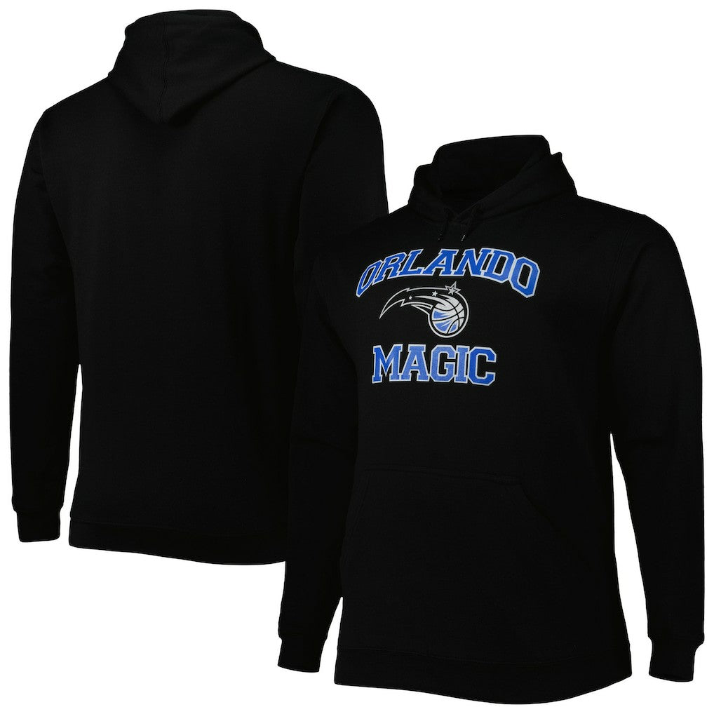 Orlando Magic Big & Tall Heart & Soul Pullover Hoodie Black