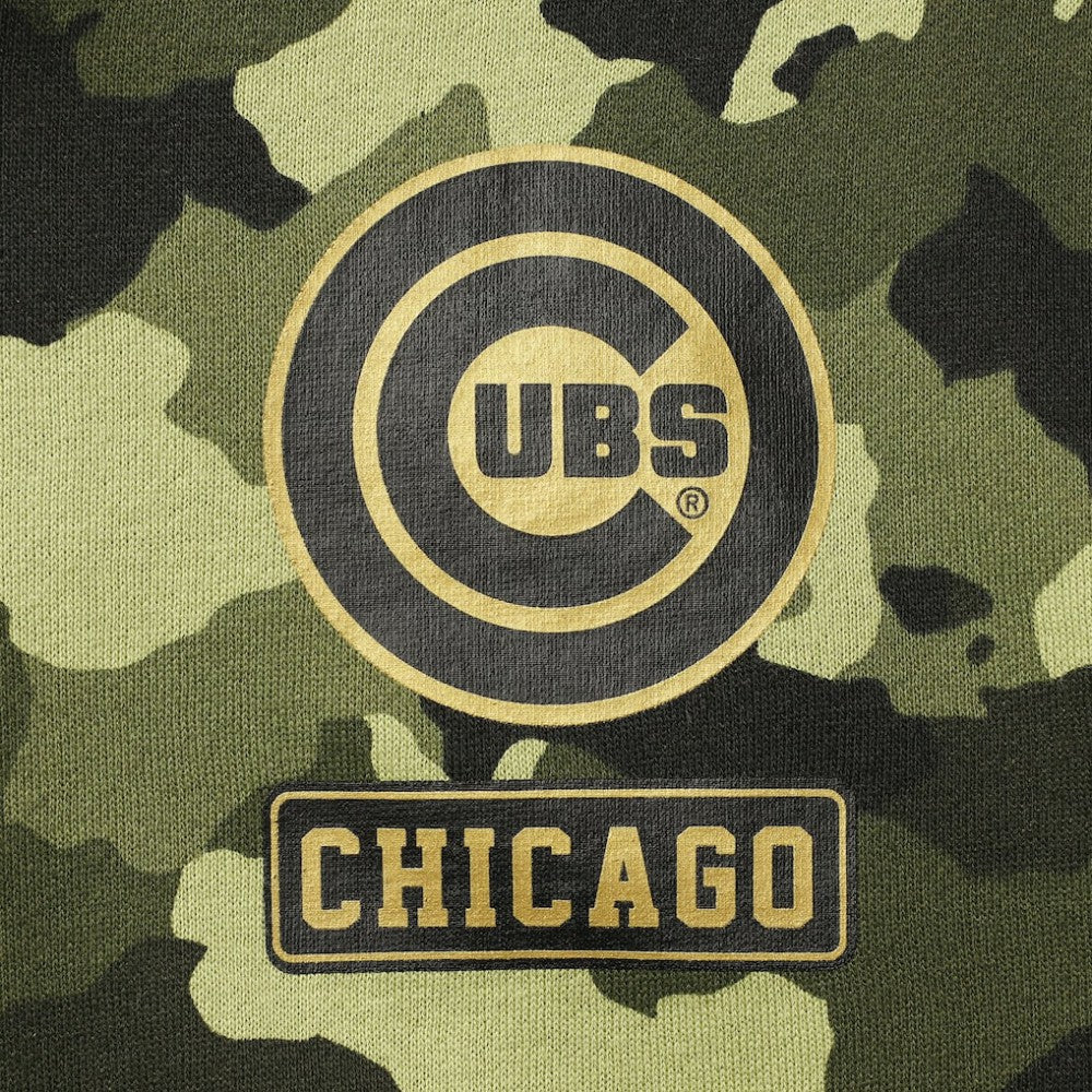 Chicago Cubs New Era Women's 2022 MLB Armed Forces Day Camo Full-Zip Hoodie Online