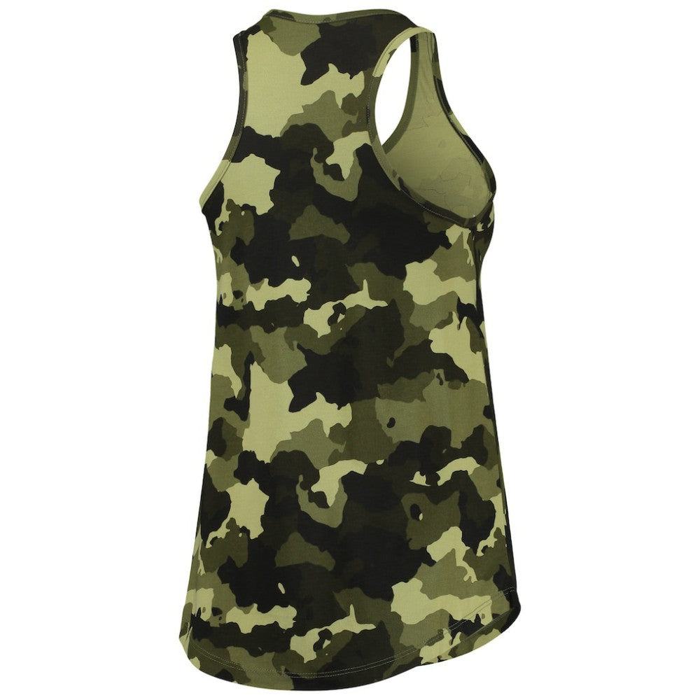 Chicago Cubs New Era Women's 2022 MLB Armed Forces Day Camo Racerback Tank Top Discount