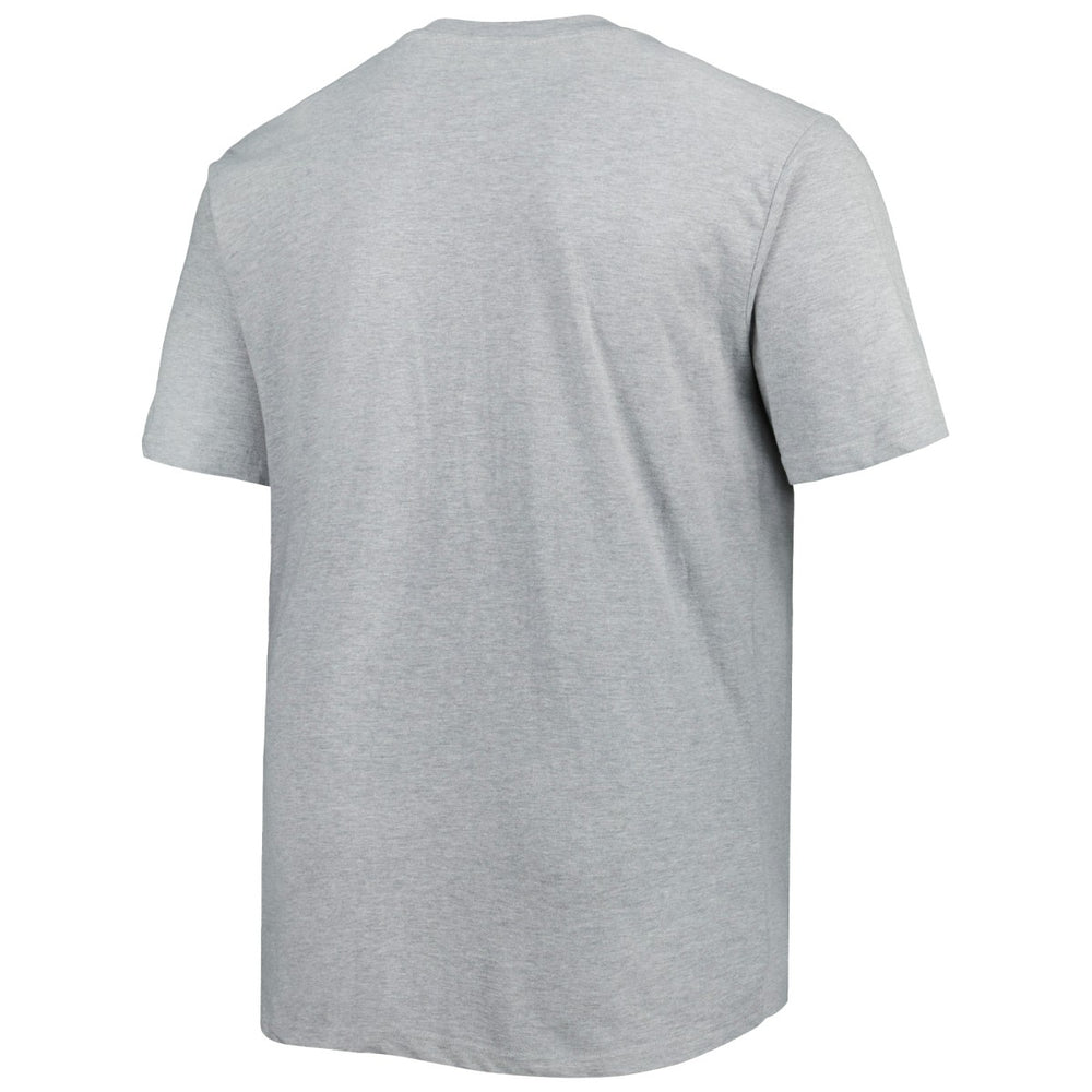 Milwaukee Bucks Big & Tall Heart & Soul T-Shirt Heathered Gray