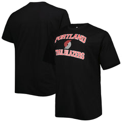Portland Trail Blazers Big & Tall Heart & Soul T-Shirt Black