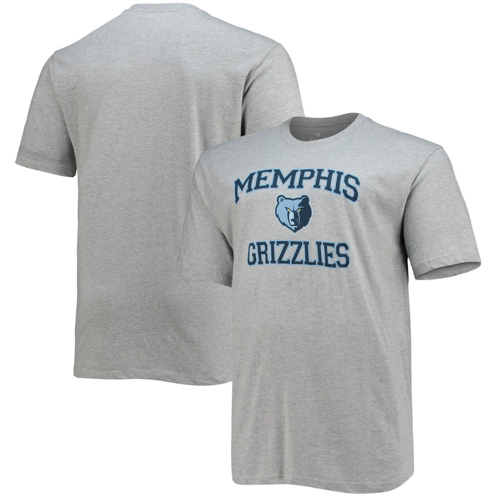 Memphis Grizzlies Big & Tall Heart & Soul T-Shirt Heathered Gray