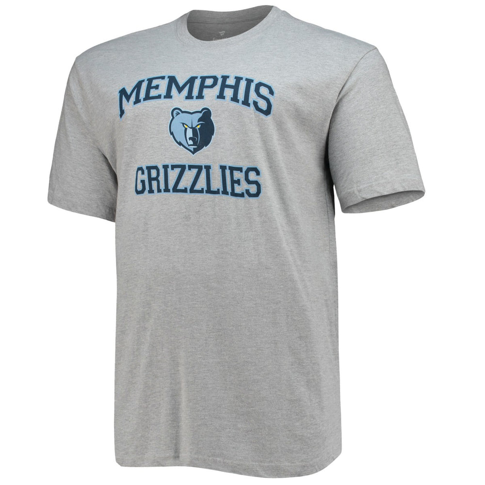 Memphis Grizzlies Big & Tall Heart & Soul T-Shirt Heathered Gray