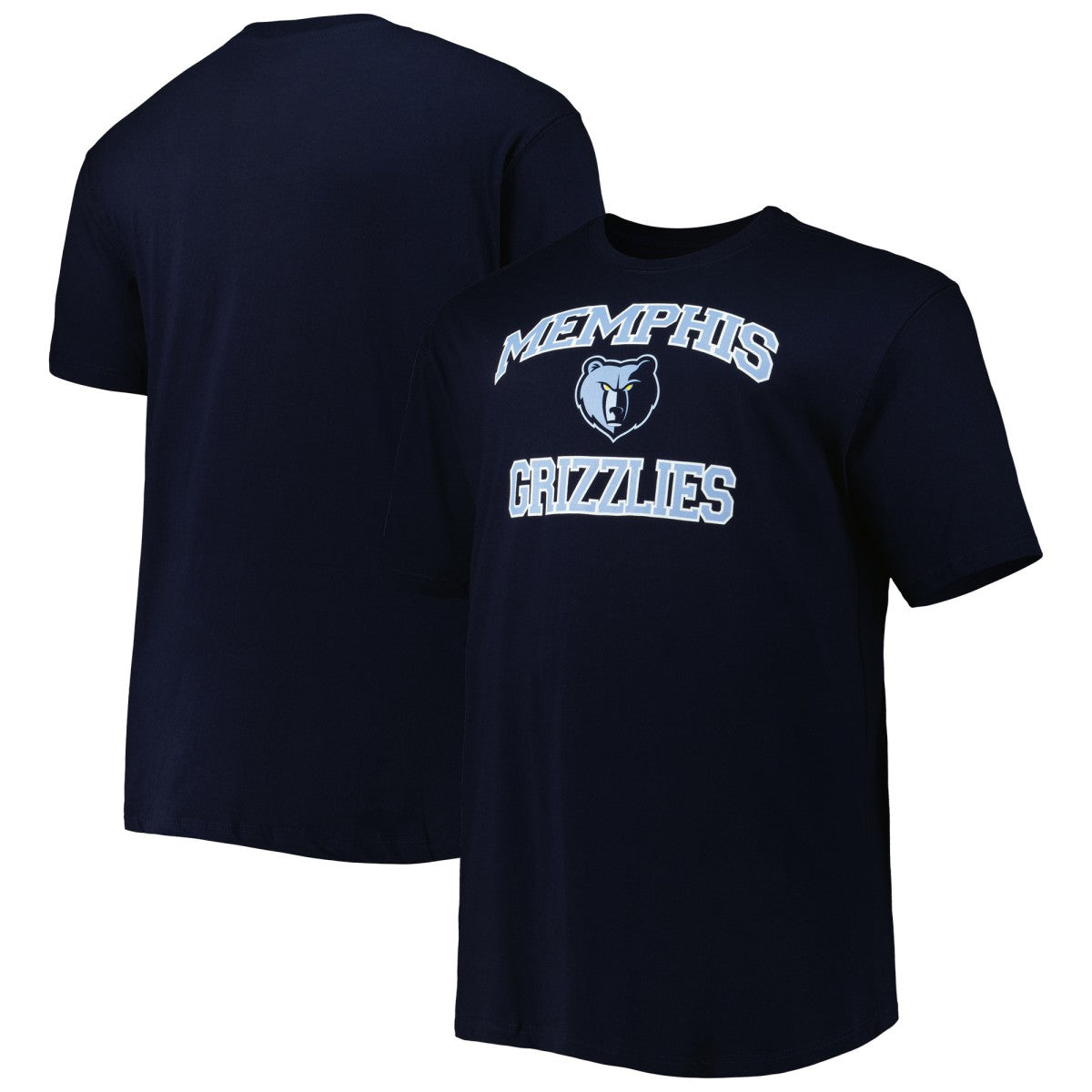 Memphis Grizzlies Big & Tall Heart & Soul T-Shirt Navy