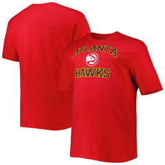 Atlanta Hawks Big & Tall Heart & Soul T-Shirt Red