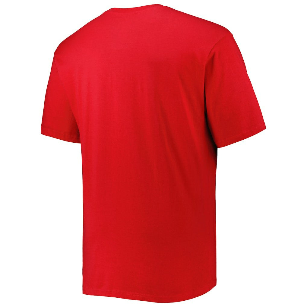 Atlanta Hawks Big & Tall Heart & Soul T-Shirt Red