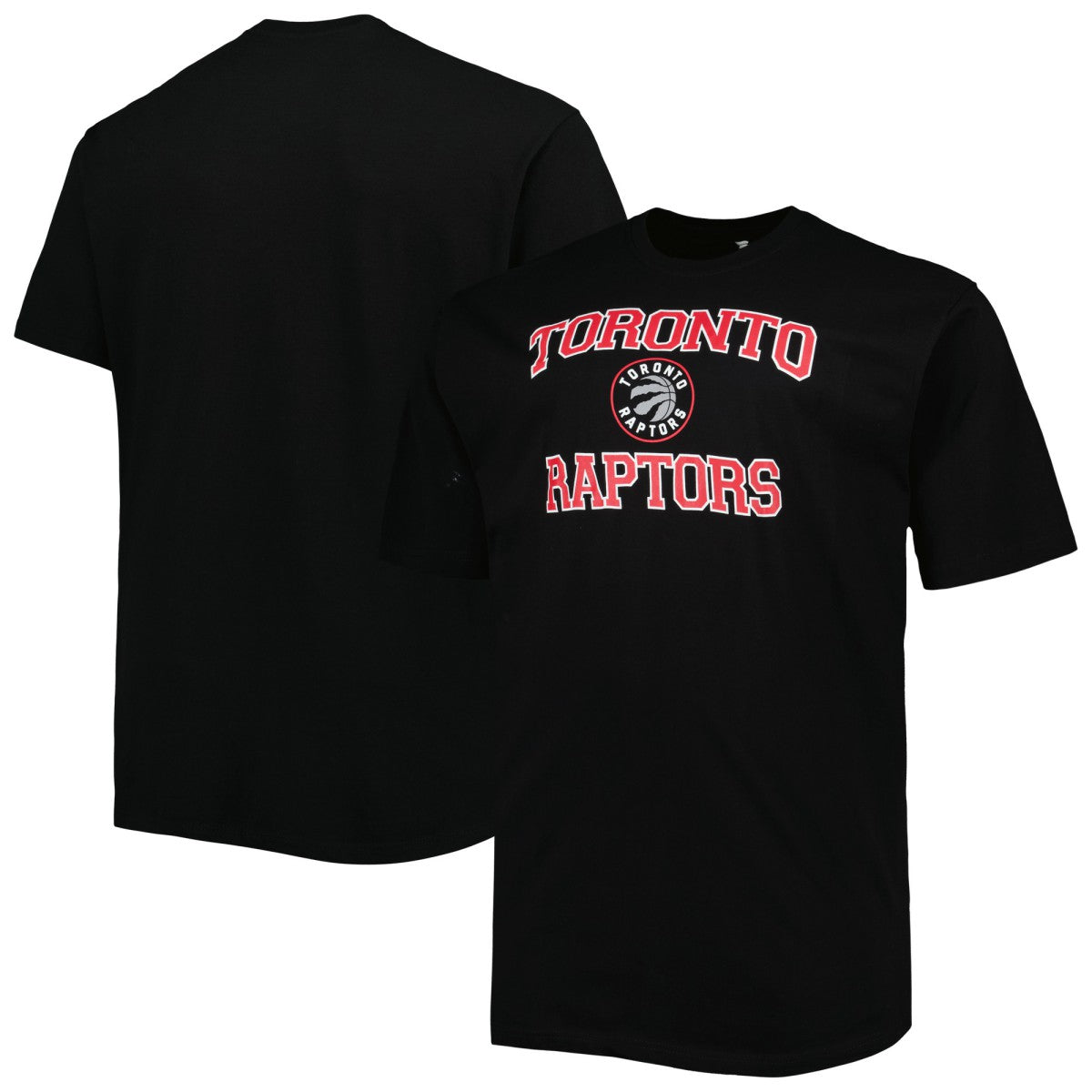Toronto Raptors Big & Tall Heart & Soul T-Shirt Black