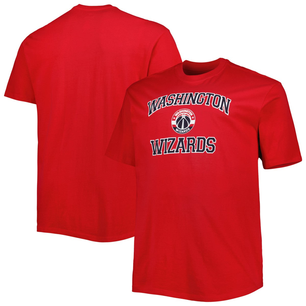 Washington Wizards Big & Tall Heart & Soul T-Shirt Red