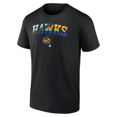 Atlanta Hawks Logo Pride T-Shirt Black