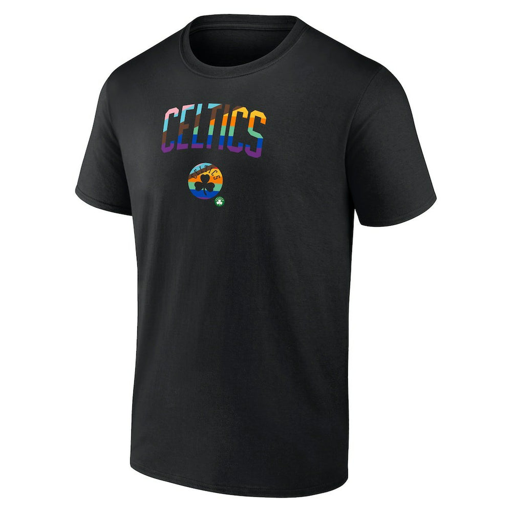 Boston Celtics Logo Pride T-Shirt Black