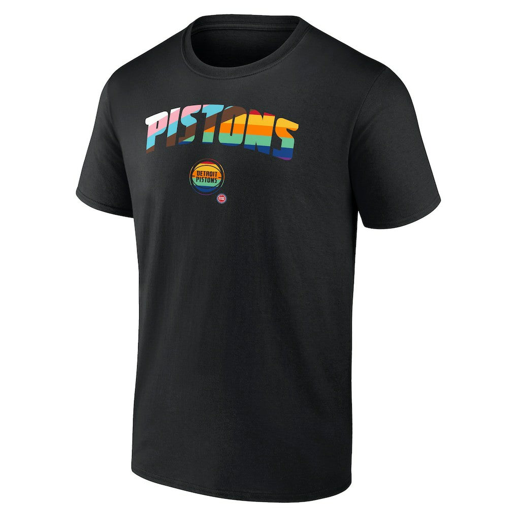 Detroit Pistons Pride T-Shirt Black