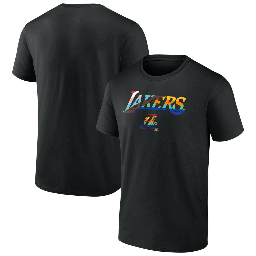 Los Angeles Lakers Logo Pride T-Shirt Black