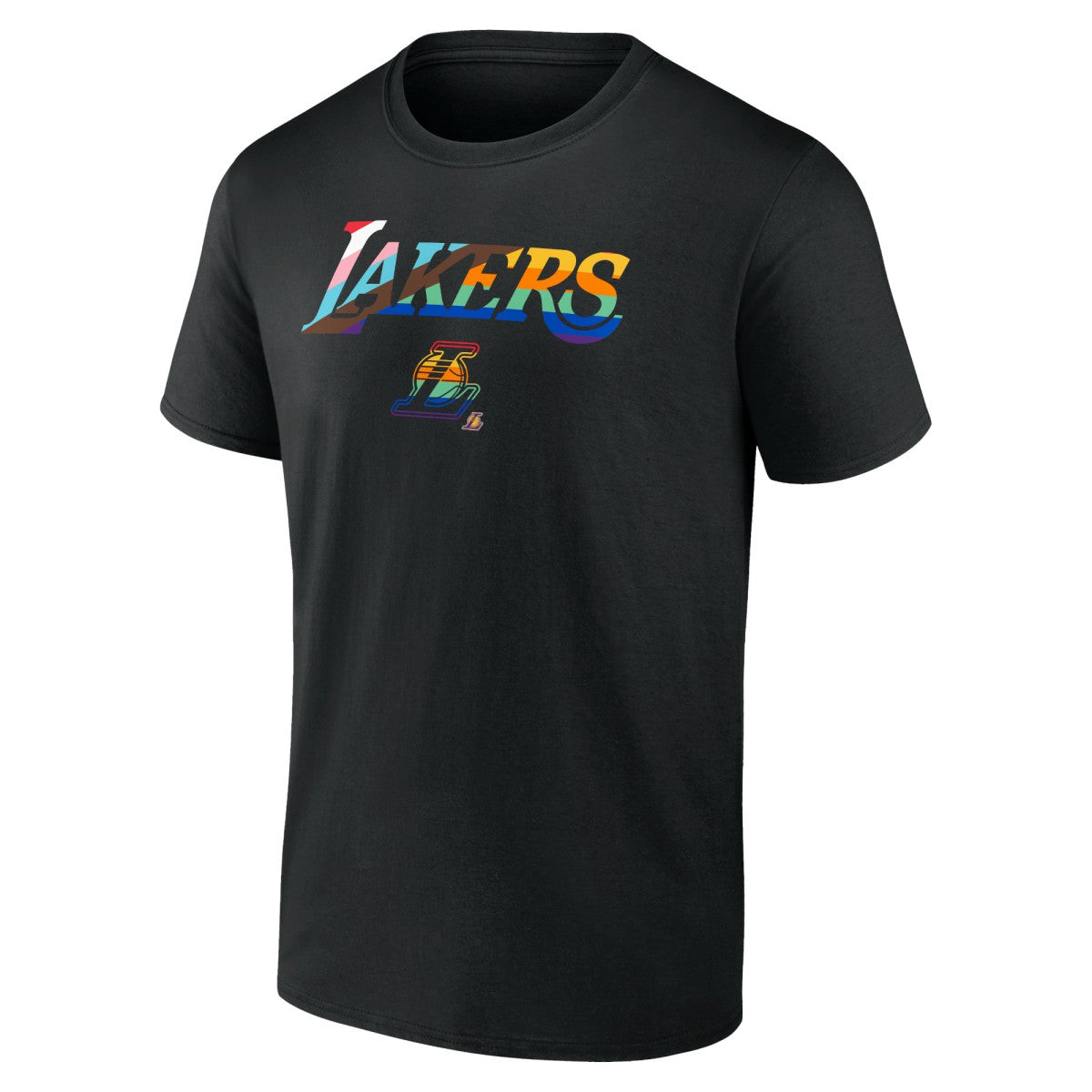 Los Angeles Lakers Logo Pride T-Shirt Black