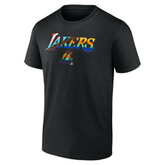 Los Angeles Lakers Logo Pride T-Shirt Black