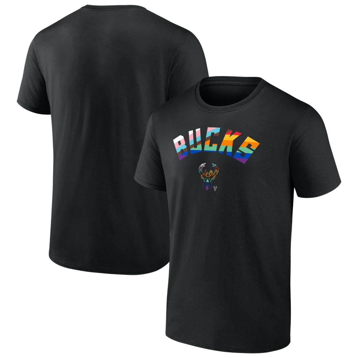 Milwaukee Bucks Pride T-Shirt Black