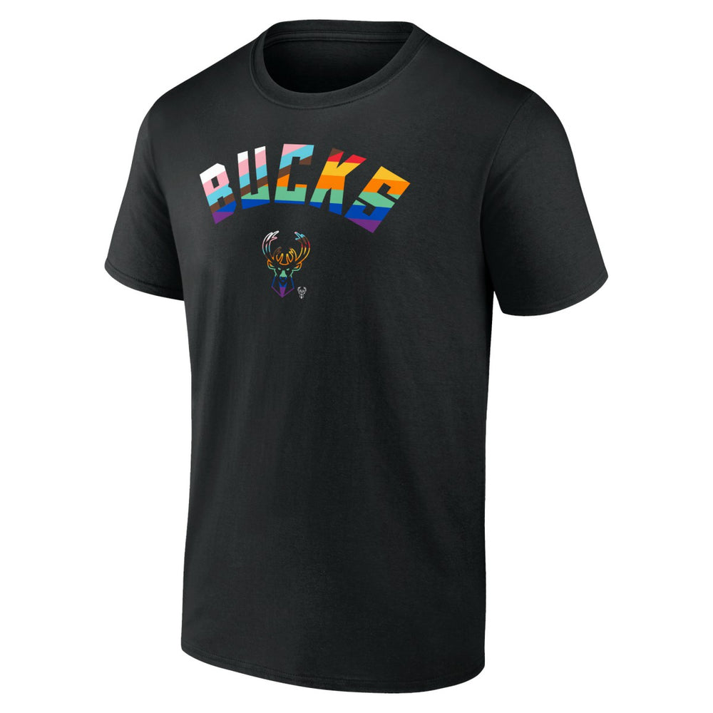 Milwaukee Bucks Pride T-Shirt Black