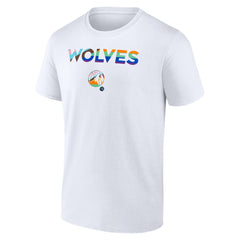 Minnesota Timberwolves Pride T-Shirt White